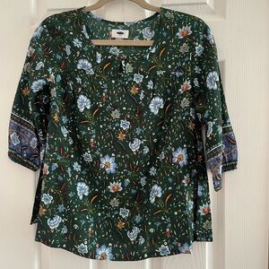 Old Navy Floral Rayon Women's Top XL